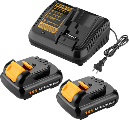 12V Dewalt Charger + 2 Batteries - Fast PDR Tools
