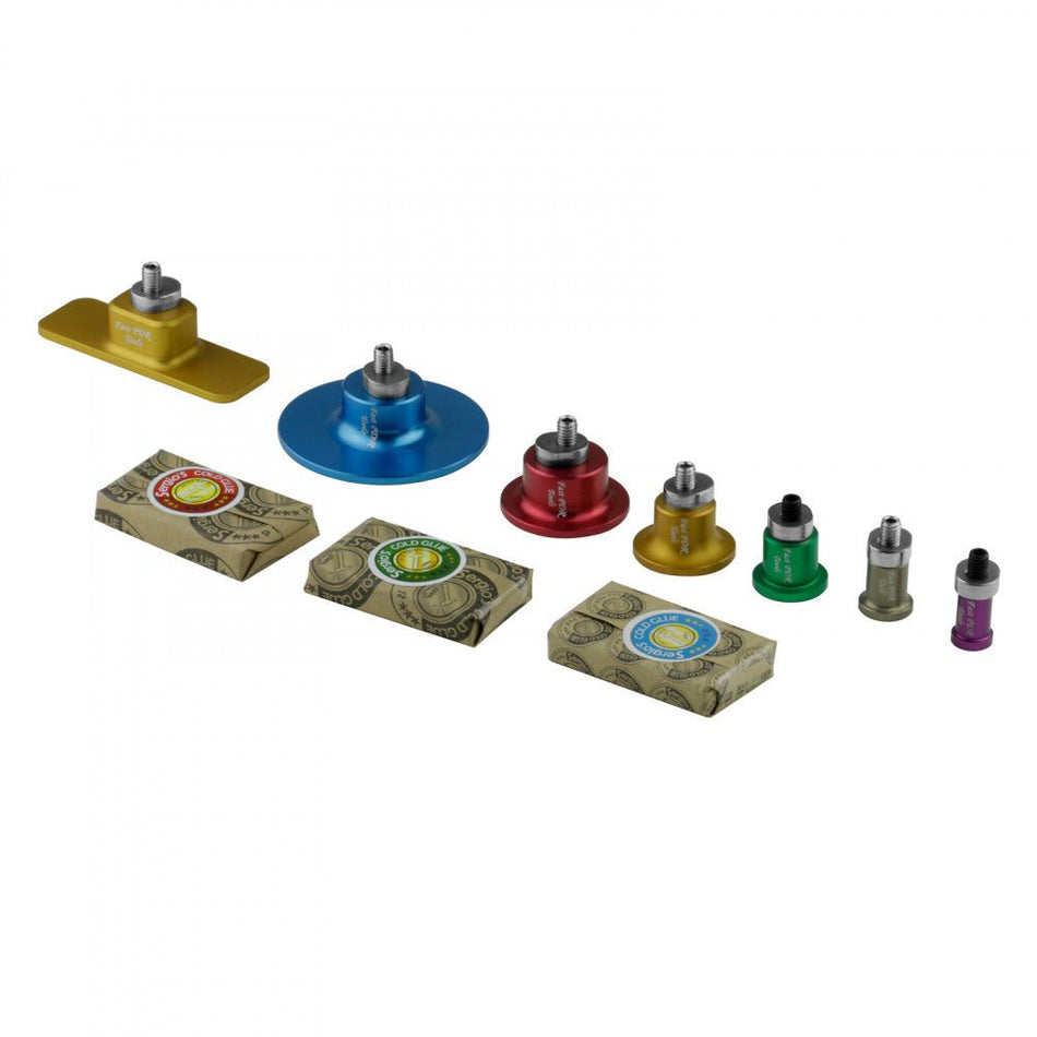 Cold Glue Set - 7 Aluminum Suction Cups and Glues - Fast PDR Tools