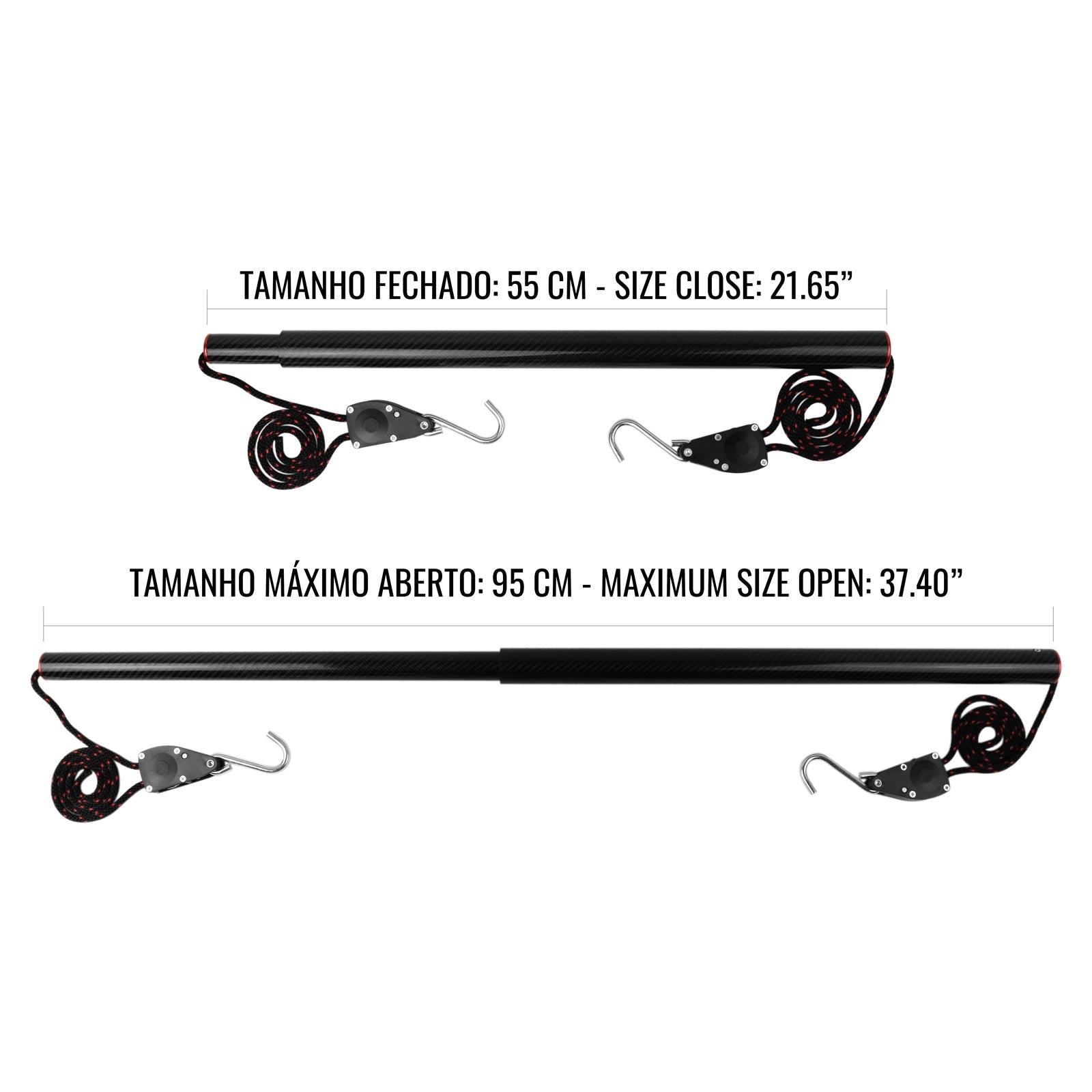 Support for carbon fiber rod - Fast PDR Tools