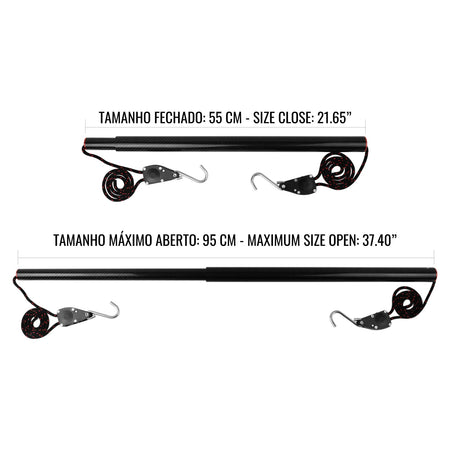 Support for carbon fiber rod - Fast PDR Tools