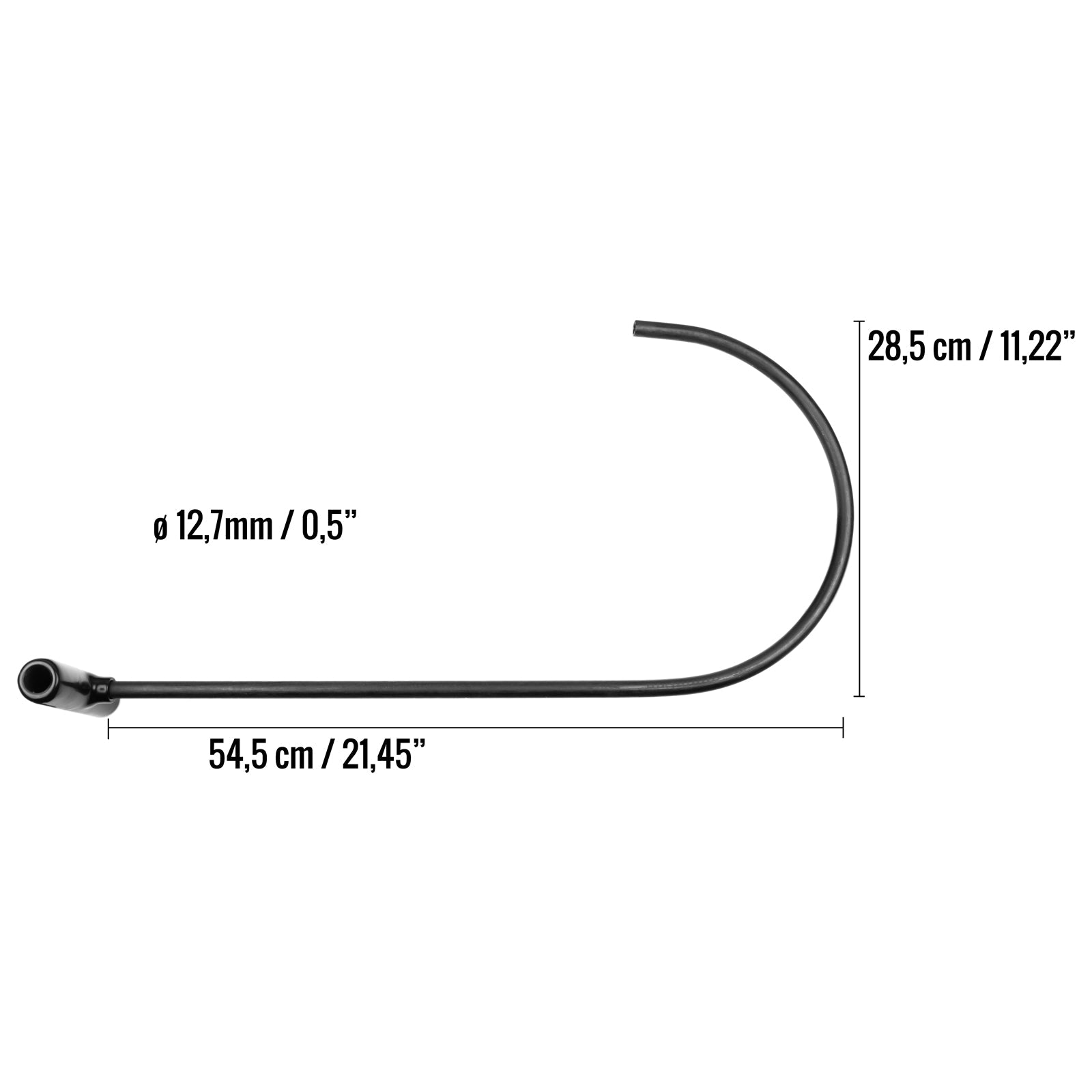Threaded Fender Rod for Bumber - 60 cm x 12.7 mm - Fast PDR Tools